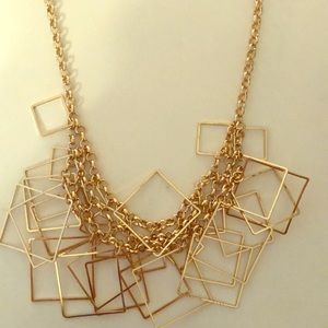 Gold texture necklace